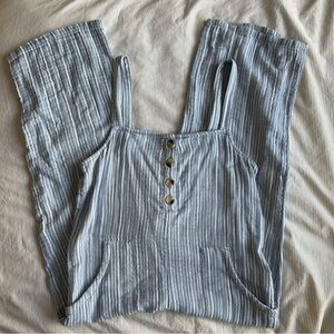 SO Blue striped jumpsuit